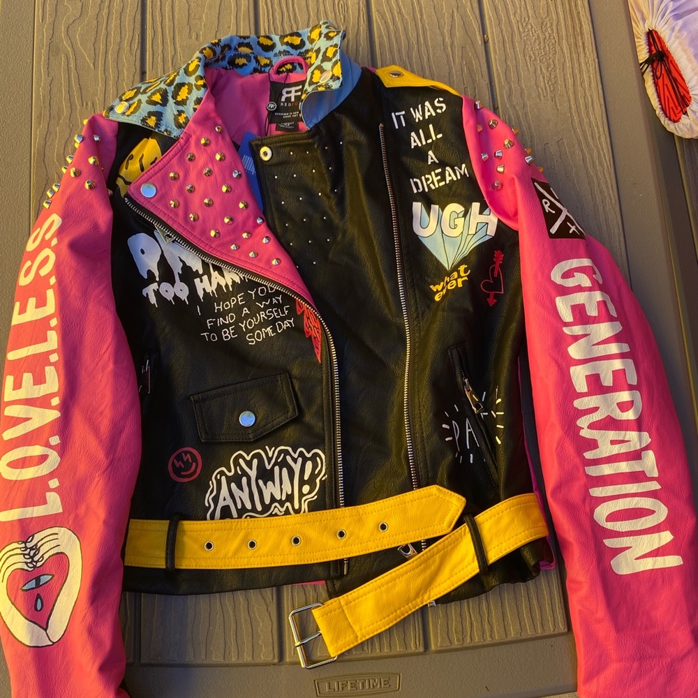 Bomber Jacket, Red Fox, Size M.